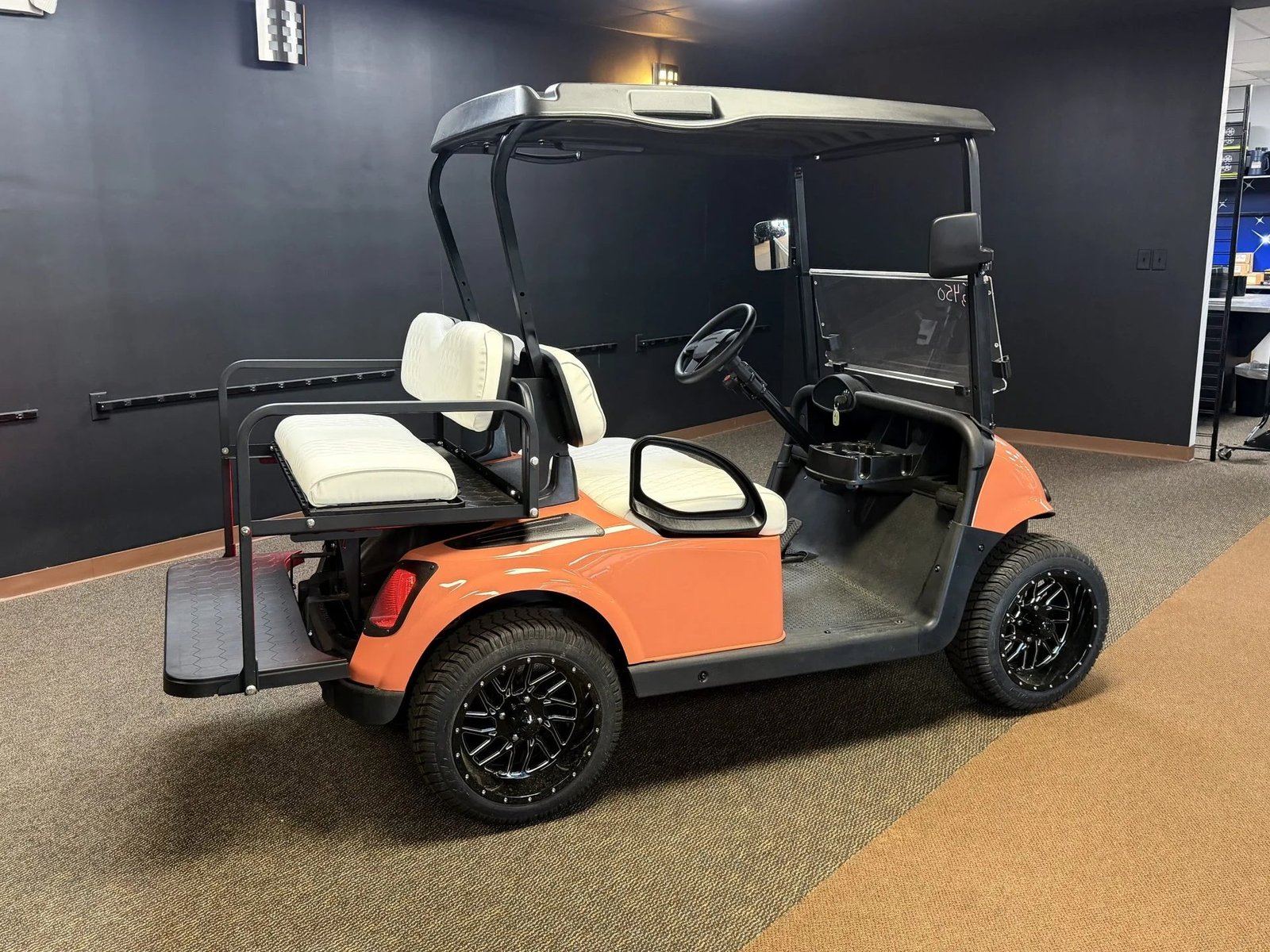 2020 E-Z-GO Lithium RXV Elite Golf Cart for Sale (Salmon) - Image 2