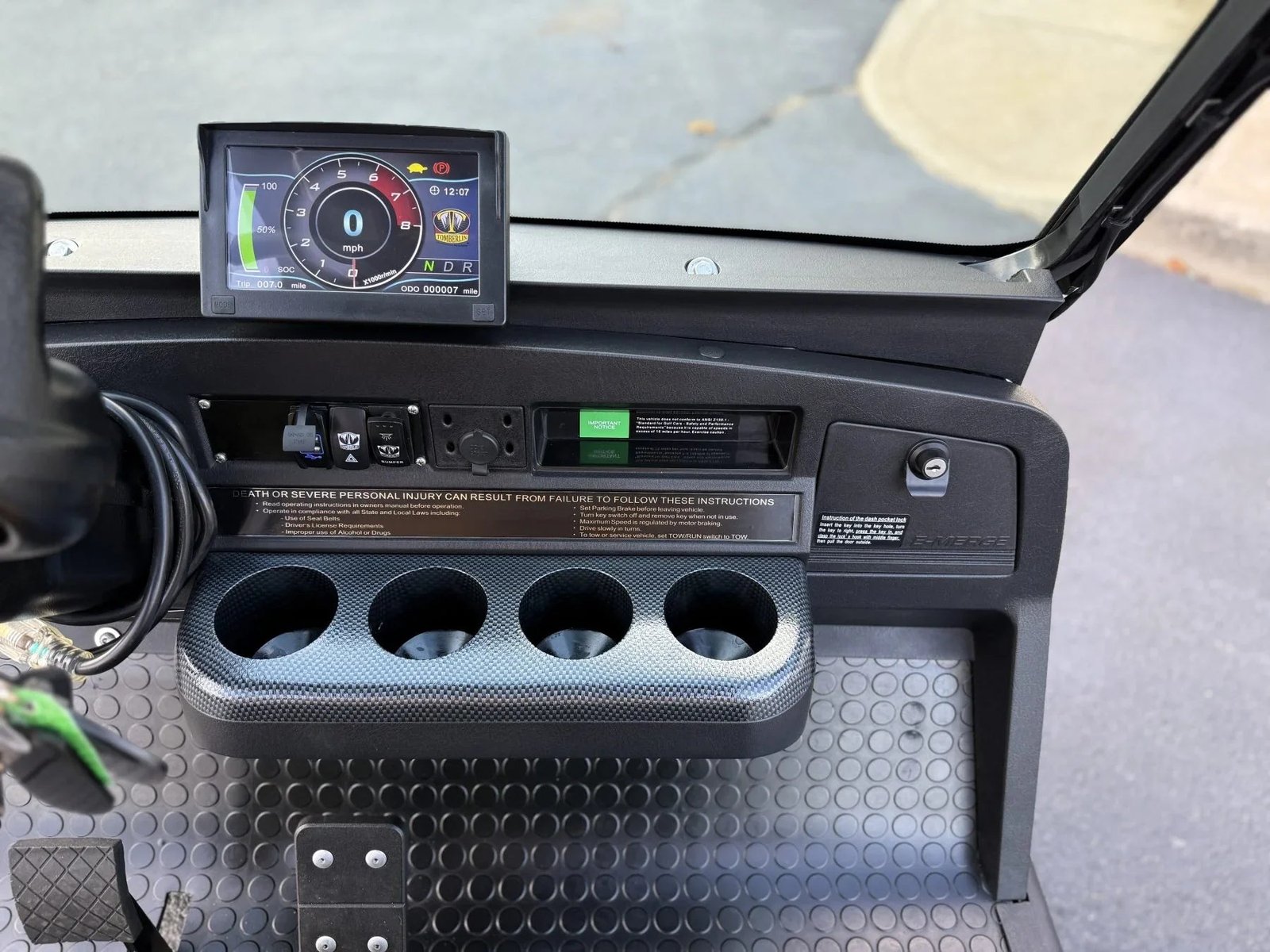 2023 Tomberlin E4 Ghosthawk Golf Cart for Sale - Image 10
