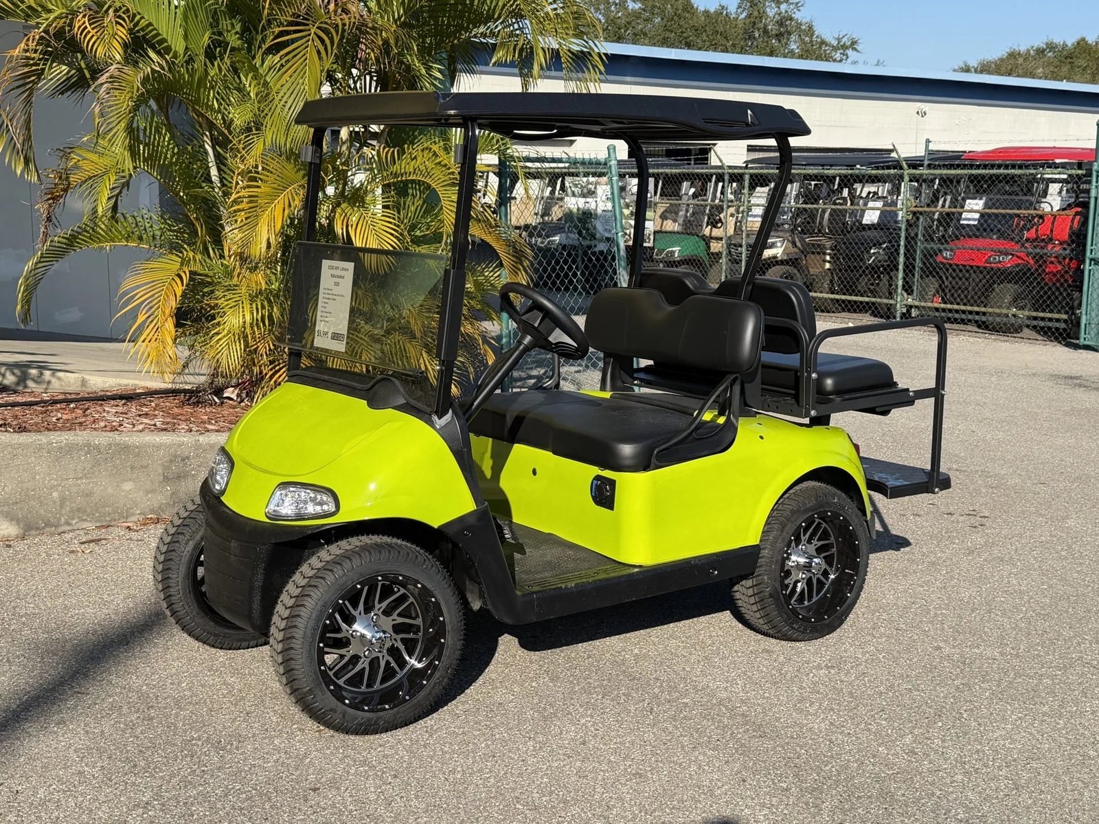 2020 E-Z-GO RXV Elite Lithium Golf Cart for Sale (Lime Green)