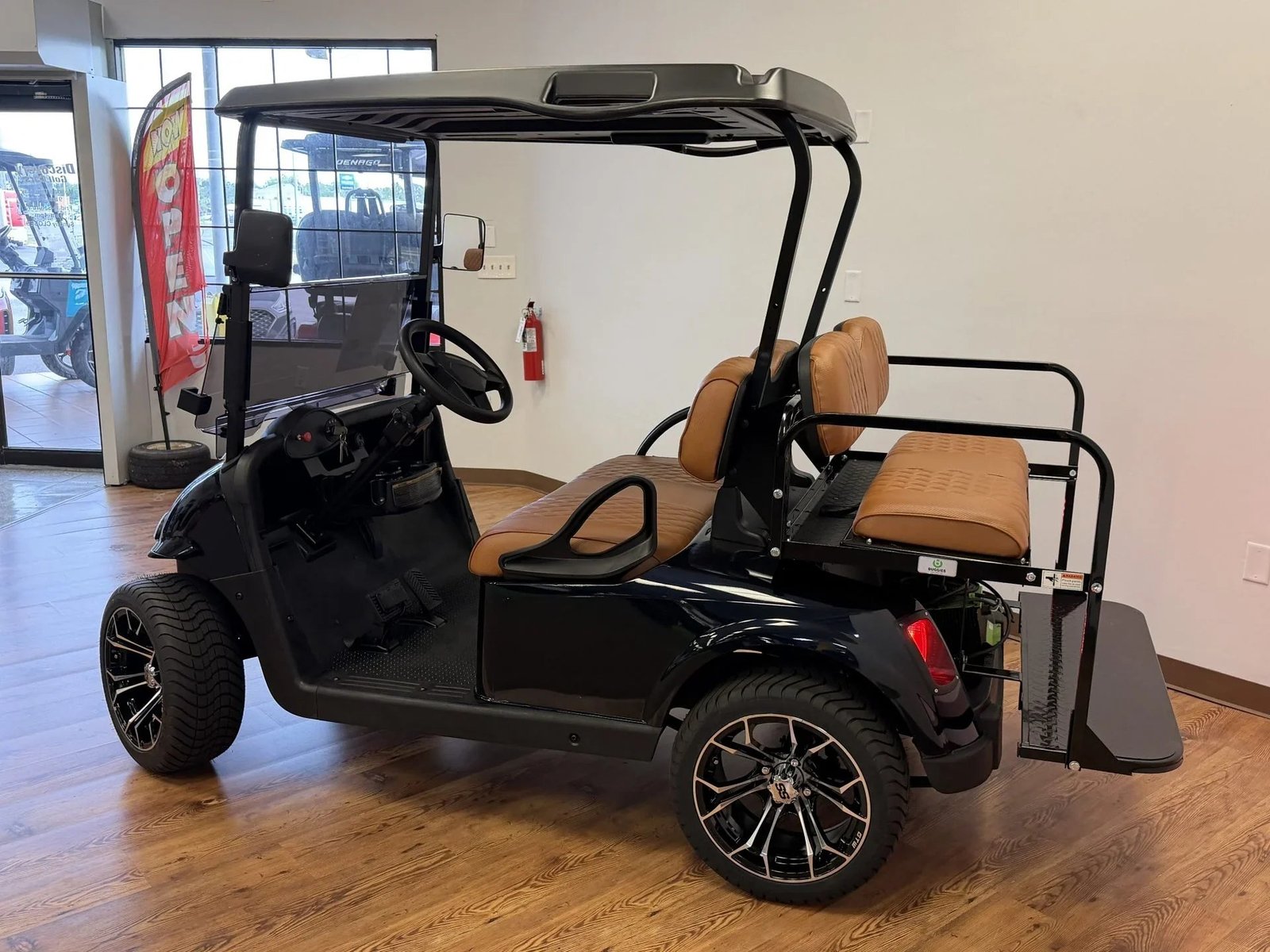 2020 E-Z-GO RXV Elite Lithium Golf Cart for Sale (Black) - Image 2