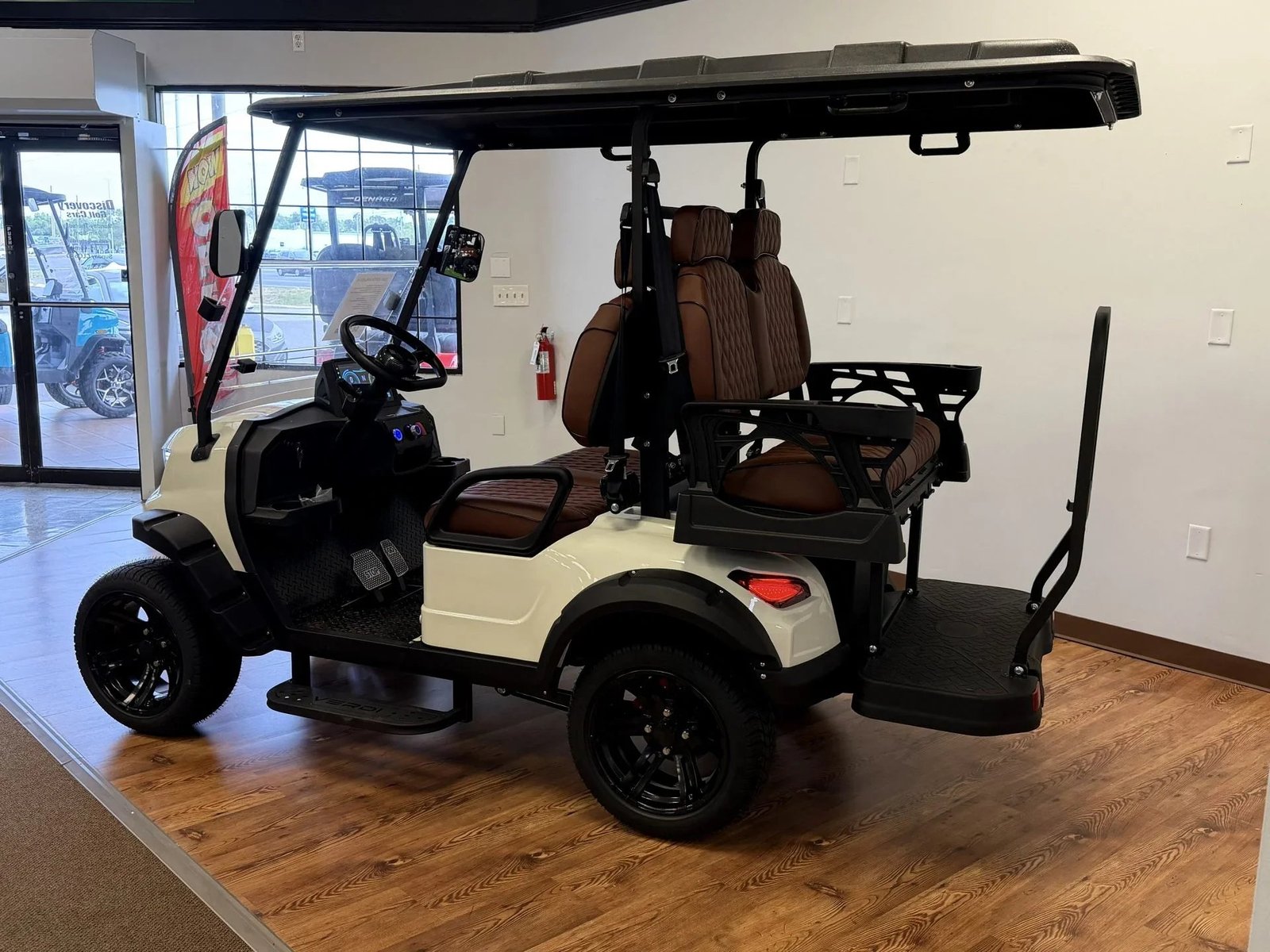 2026 Verdi Malibu S4 Golf Cart for Sale (White) - Image 2
