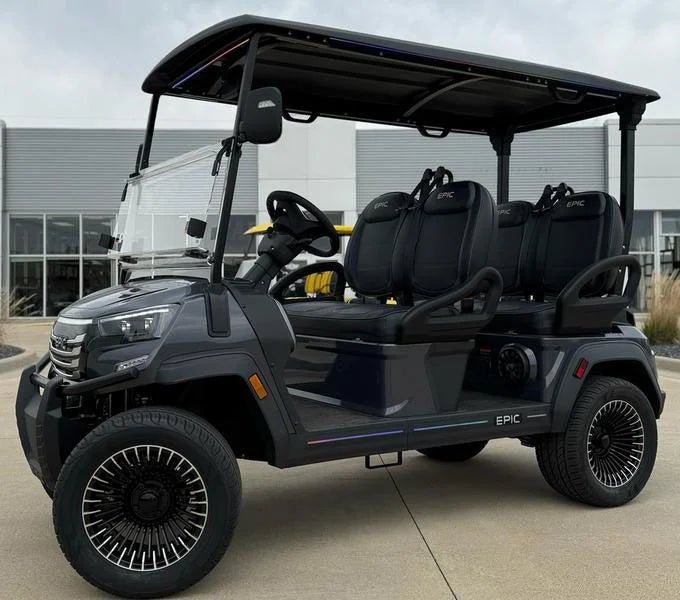 Blue 2025 Epic E40FX Golf Cart for Sale - Image 3