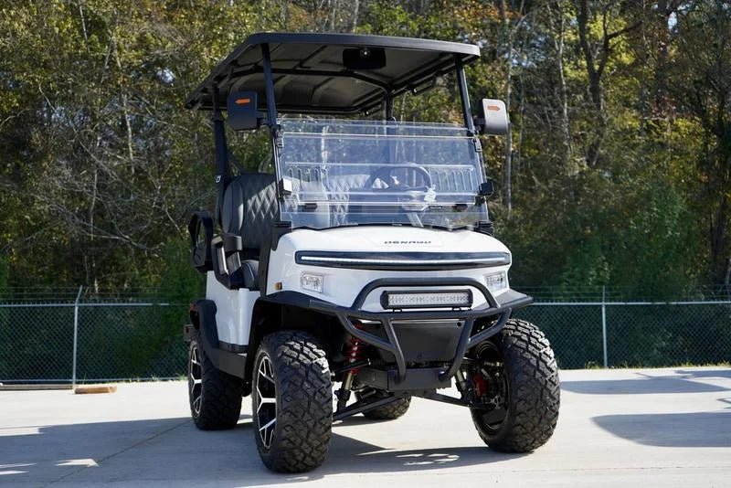 White 2025 Denago EV Nomad XL Golf Cart for Sale - Image 7