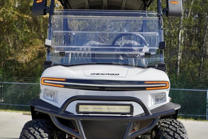 White 2025 Denago EV Nomad XL Golf Cart for Sale - Image 6