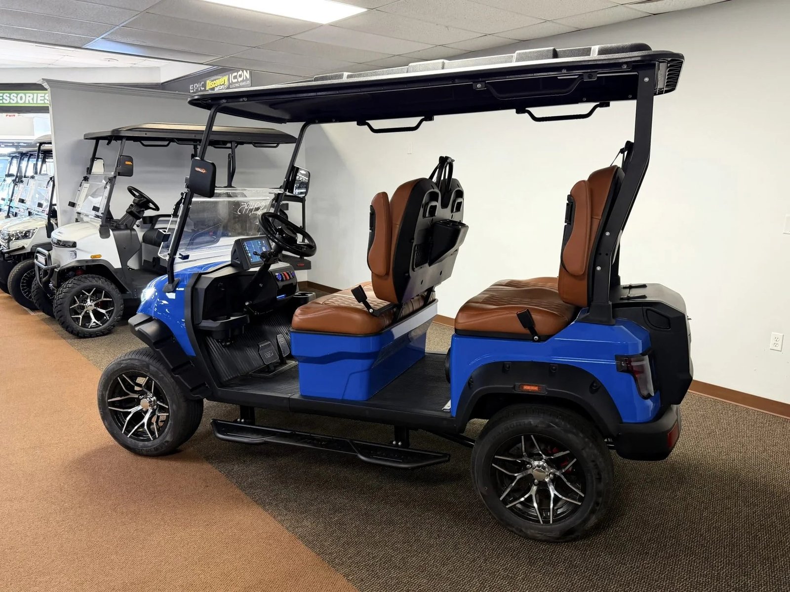 2026 Blue Cell 4F Lithium Golf Cart for Sale (Blue) - Image 2