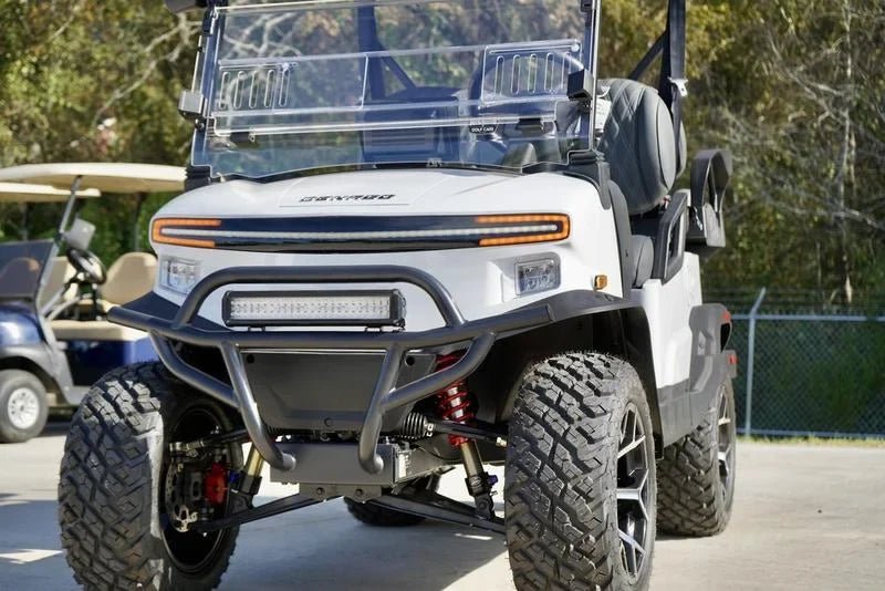 White 2025 Denago EV Nomad XL Golf Cart for Sale - Image 8