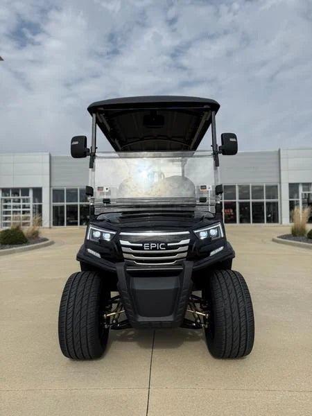 Black 2025 Epic E40FX Golf Cart for Sale - Image 5