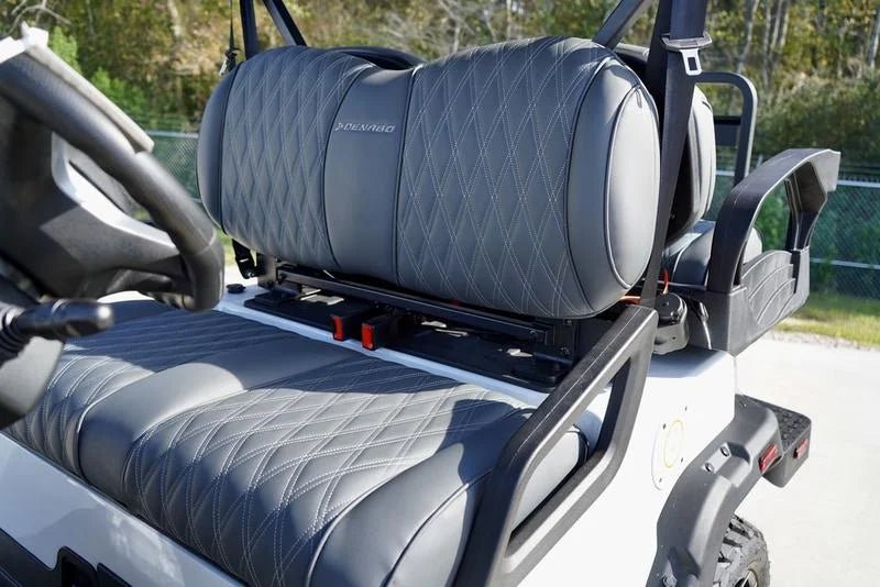 White 2025 Denago EV Nomad XL Golf Cart for Sale - Image 2