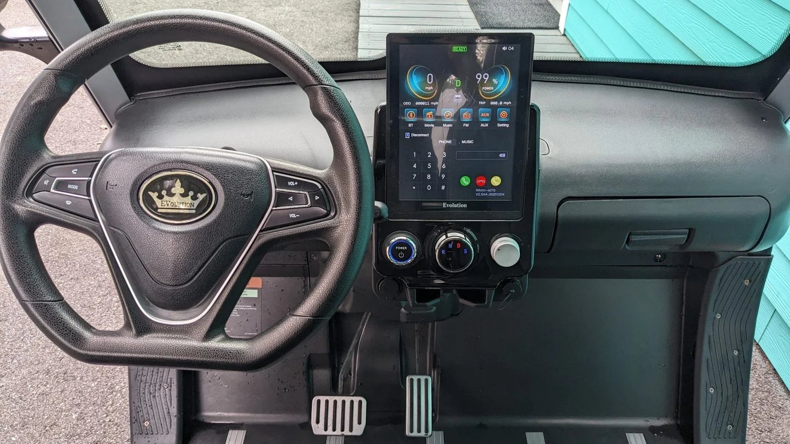 2022 Evolution D3 Lithium-Ion Black Golf Cart for Sale - Image 3