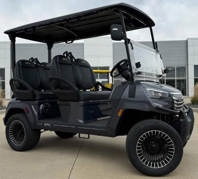 Blue 2025 Epic E40FX Golf Cart for Sale - Image 4