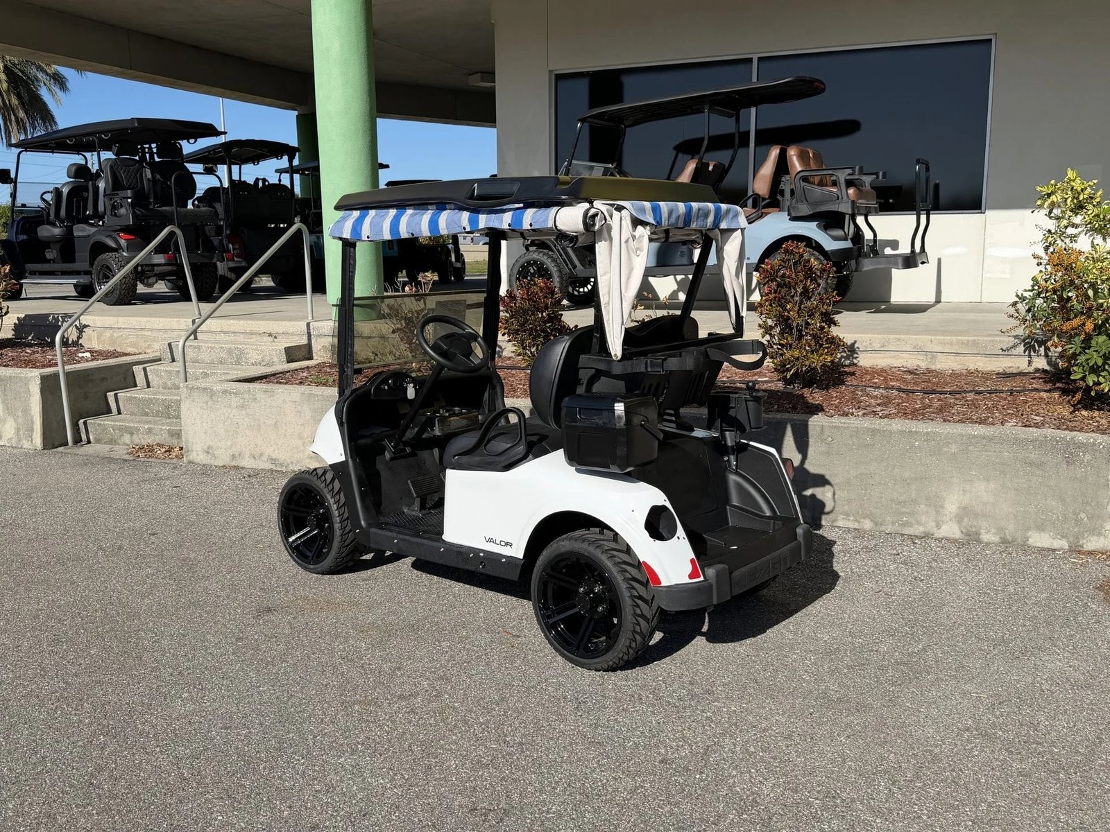 2020 RXV Elite E-Z-GO Lithium Golf Cart for Sale (White) - Image 2