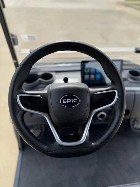 Black 2025 Epic E40FX Golf Cart for Sale - Image 10