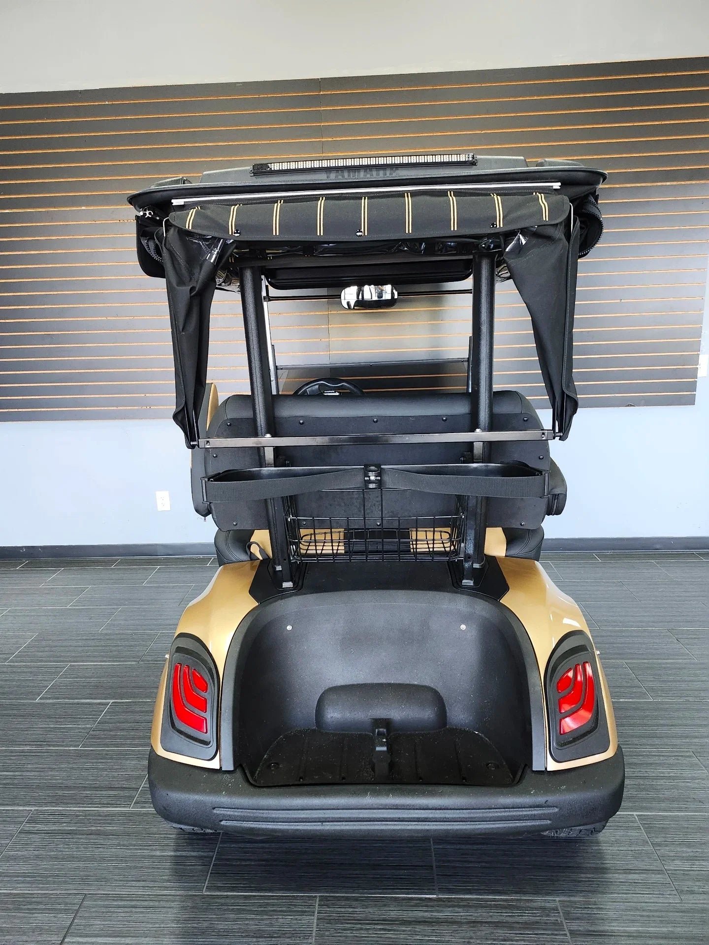 Gold 2021 Yamaha Drive 2 QuieTech EFI Golf Cart for Sale - Image 5