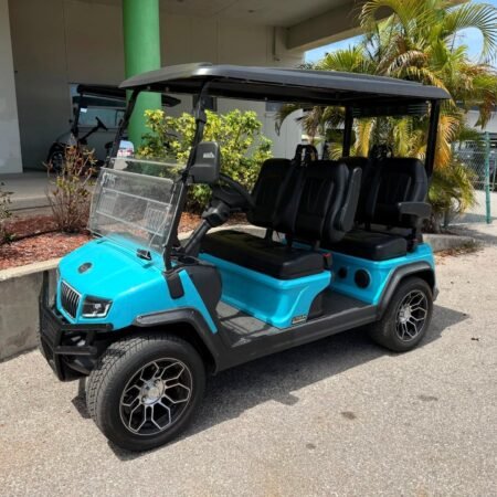 2022 Evolution D5-Ranger 4 Golf Cart for Sale (Sky Blue)