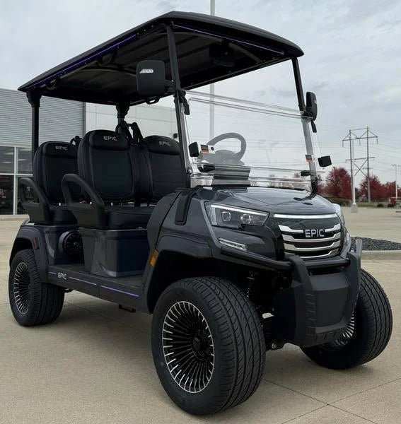 Blue 2025 Epic E40FX Golf Cart for Sale - Image 2